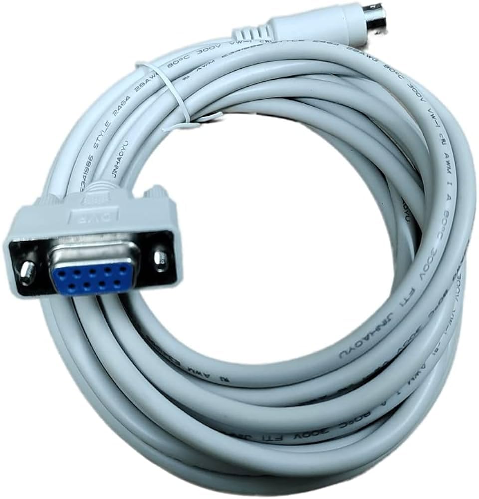 PLC Delta cable for DVP Series PLC DB9-Pin Female To 8-Pin Mini Din RS232 Cable (B0CLW4ZWLK) Amazon Price History, Amazon Price Tracker