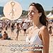 Angyape Gold Beach Keychain Cute Starfish Pearl Seashell Keychain Bag Charms Purse Charms Summer Travel Gifts for Women