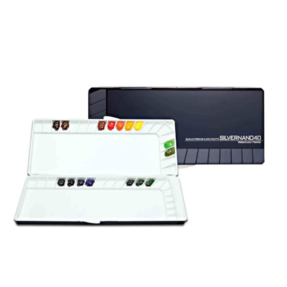 Amazon | シルバーナノパレット 40Colors [ 水彩パレット 専門家用