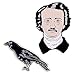 Unemployed Philosophers Guild 14972 Edgar Allan Poe Pins