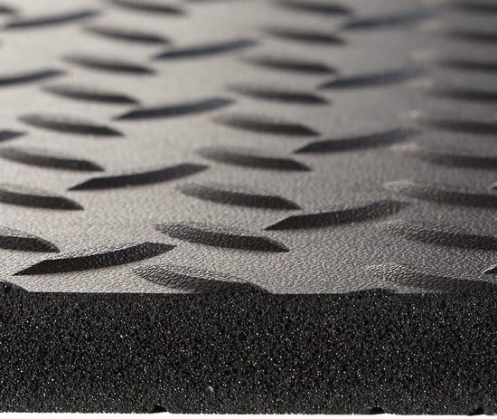 UNICOMFORT UC-IM2424E Anti Fatigue Mat, Black, Interlockable Edge, Edge 60x 60 - Image 2