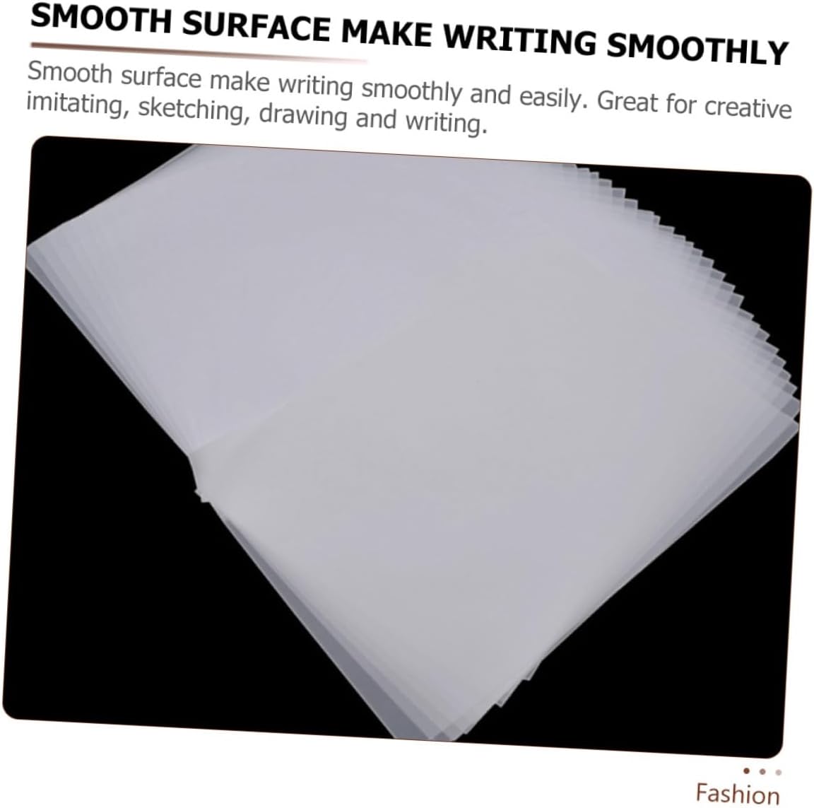 DIYEAH Tracing Paper for Calligraphy and Drawing, 16k Translucent Handwriting Paper 500 Sheets (5 Packs) for Art Practice and DIY Crafts