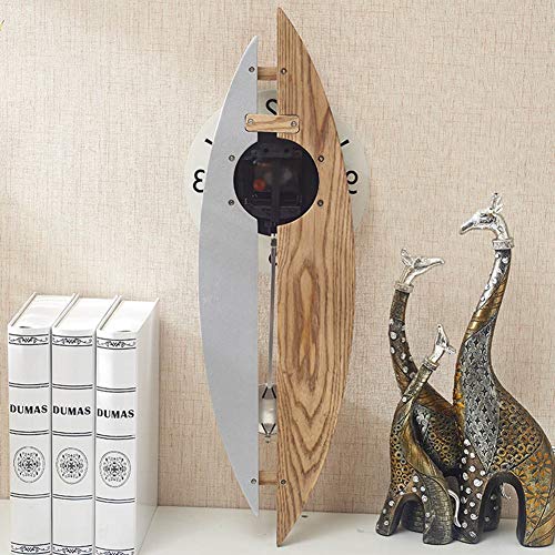 Wall Clock Clock Personalized Modern Contemporary Battery Operated Pendulum Quartz Beech Wood Living Room Bedroom Kitchen Clocks #TOP3
