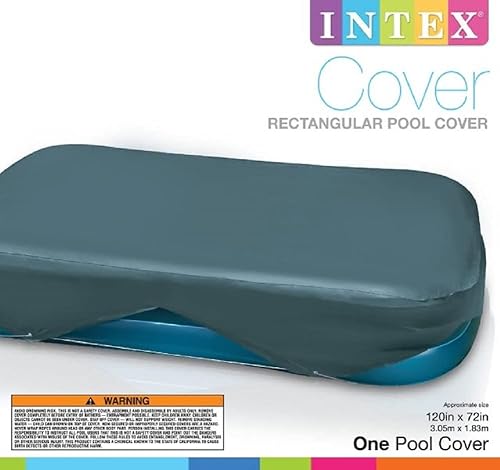 Miniatura 3 de Intex B008VQWPDK - Cubierta rectangular para piscina para centros de natación 58412EP, 1 paquete multicolor