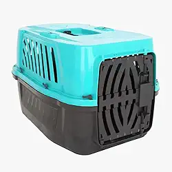 Genérico, Caixa de Transporte Pet Animal Grande N4 Azul Alvorada