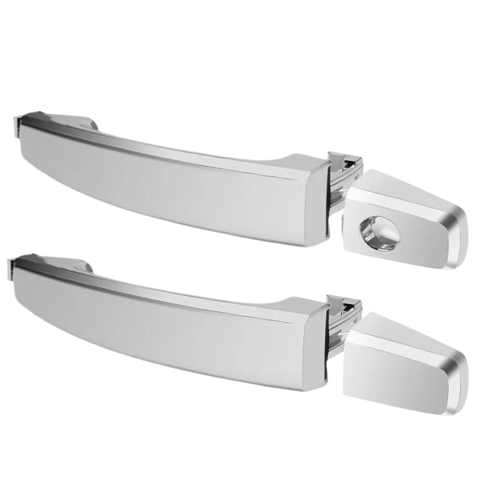 Zhqdrcy 2XSliver Front Lh Rh Door Open Handles For Saturn For Vue 2008 2009 2010 Car Exterior Door Handle(2Xsliver Front Lh Rh)
