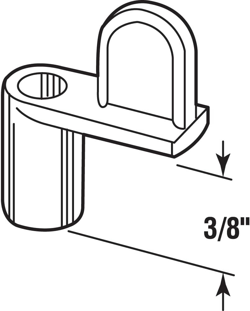 Prime-Line PL 7736 3/8 In. Screen Clips with Screws (12 Pack)