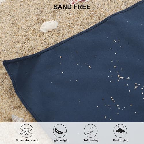 Image of Rainleaf Microfiber Towel Perfect Travel & Gym & Camping Towel. Quick Dry - Super Absorbent - Ultra Compact - Lightweight. Suitable for Trip, Beach, Shower, Backpacking, Pool