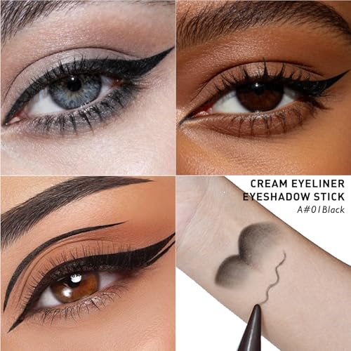 Delineador Gel Negro 2 Piezas Resistente al Agua miniatura 3