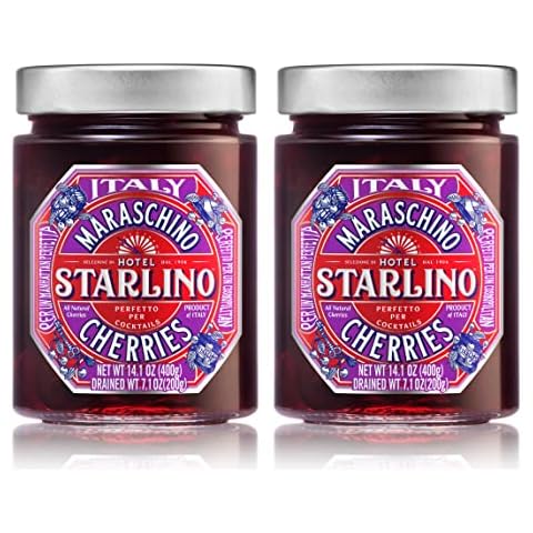Starlino Italienische Maraschino Kirschen 2x 400 g Glas Cover