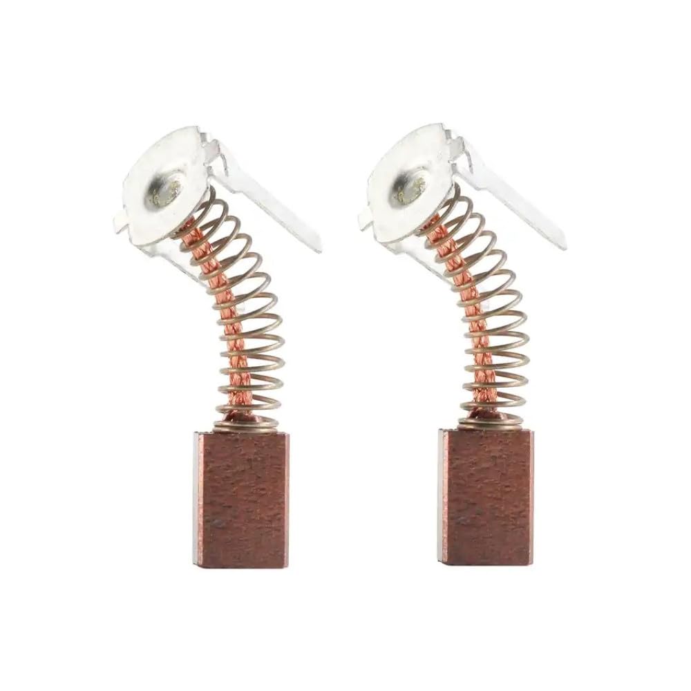 Trade-Shop Bronze - Escobillas de carbón para motor (4,5 x 8 x 11 mm, compatibles con Bosch GSB 140-LI, GSB 180-LI, GSR 18V-21, GSB 18V-21, atornillador de taladro 18V-21)