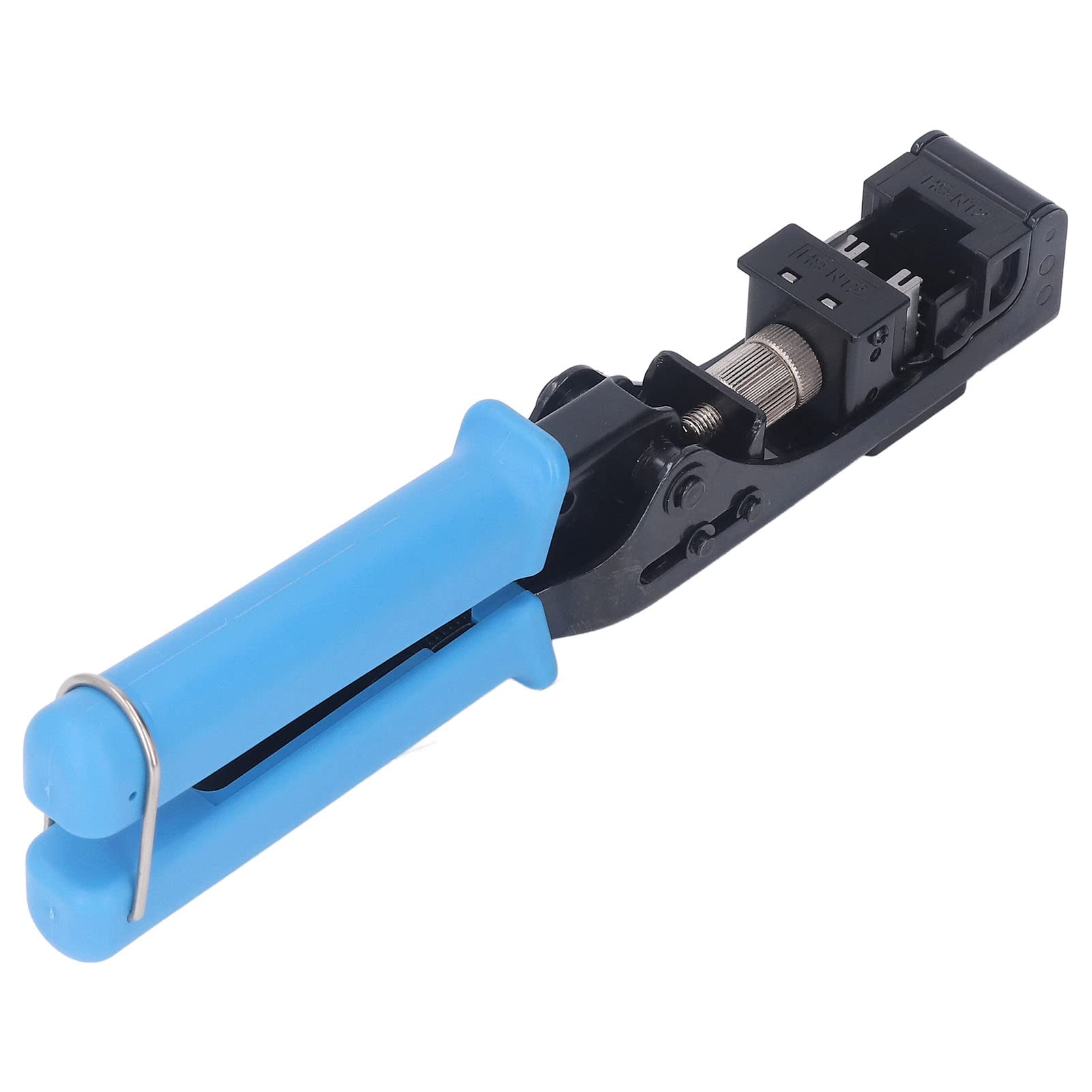 Modulare Datenkabel-Crimper, professionelles Flachmaul-Anschlusswerkzeug aus legiertem Stahl, Drahtschneide-Crimpfunktion für Cat5 Cat6-Netzwerkkabel, Büro, Zuhause,