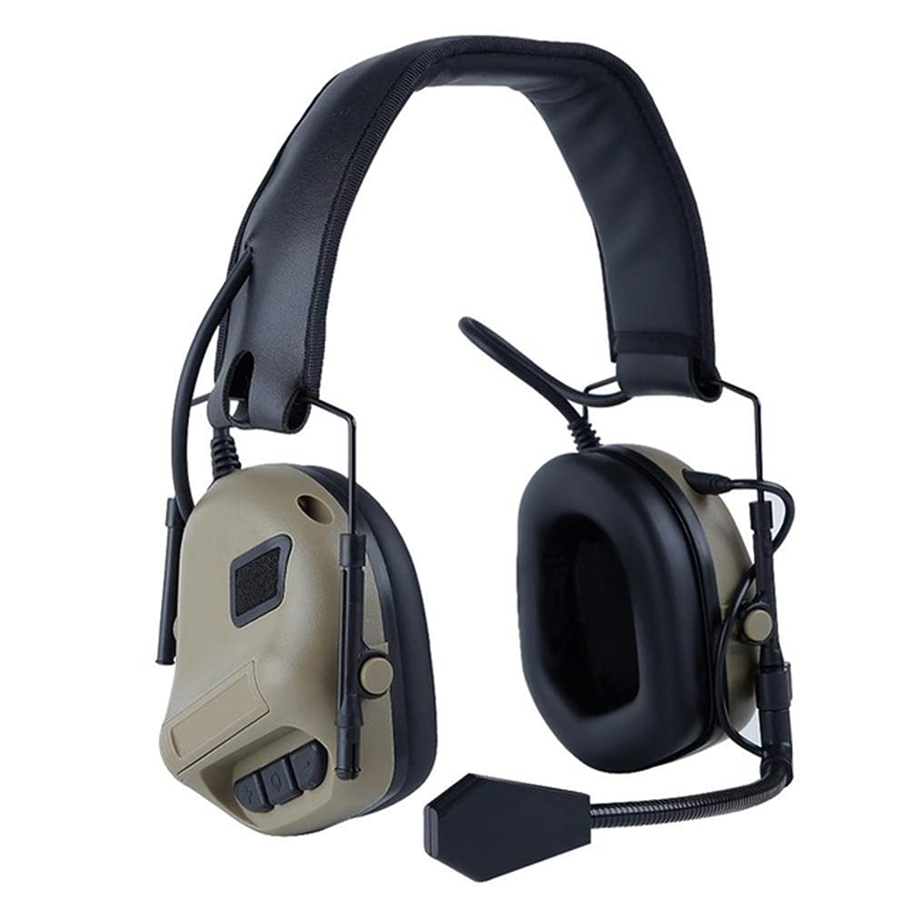 ACEXIER Auriculares tácticos Airsoft con amplificación de sonido y protección auditiva antirruido