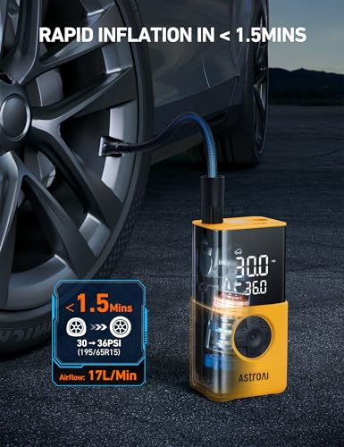 AstroAI L7S Tire Inflator with Silicone Sleeve
