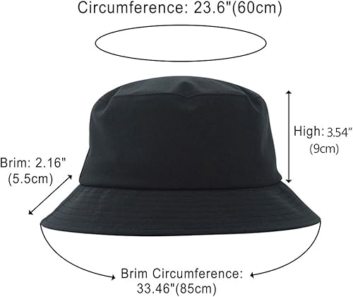 Miniatura 5 de DOCILA Sombreros impermeables del pescador al aire libre del color liso para los hombres