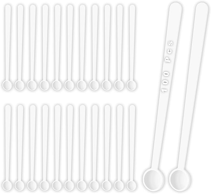 Modixun 100pcs Tiny Measuring Spoons, 1/32 Teaspoon Micro