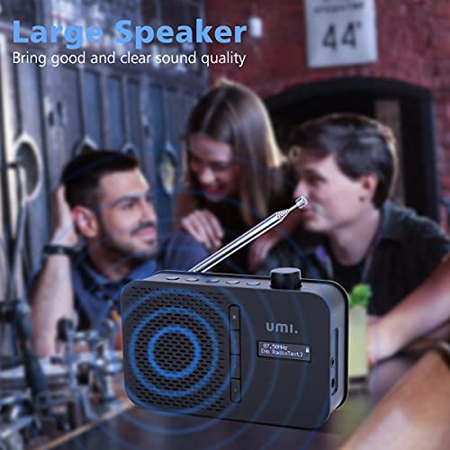 Amazon Brand Umi DAB/FMRadio tragbares, Netz und