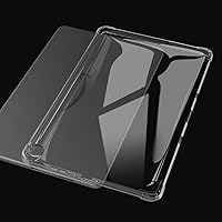 Vista 6 de Zeking Funda para tablet Yaxa Fire Max 11, esquinas reforzadas transparentes transparentes de poliuretano termoplástico (TPU) para tableta Yaxa