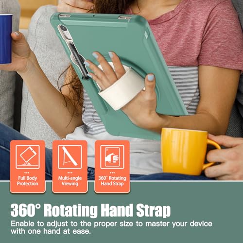 Funda Samsung Galaxy Tab S8 de 11" resistente con protector pantalla y soporte SM-X700 5