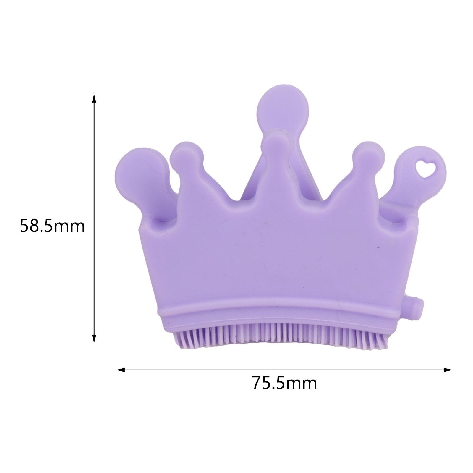 6 Pinceles de Silicona para Decoración de Uñas, Herramienta de Manicura, Ayuda Reutilizable para Decoración de Uñas, Soporte de Exhibición para Puntas