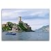 Produktbild CALVENDO Premium Textil-Leinwand 120 x 80 cm Quer-Format Skaligerburg in Malcesine, Leinwanddruck von Thomas Polske