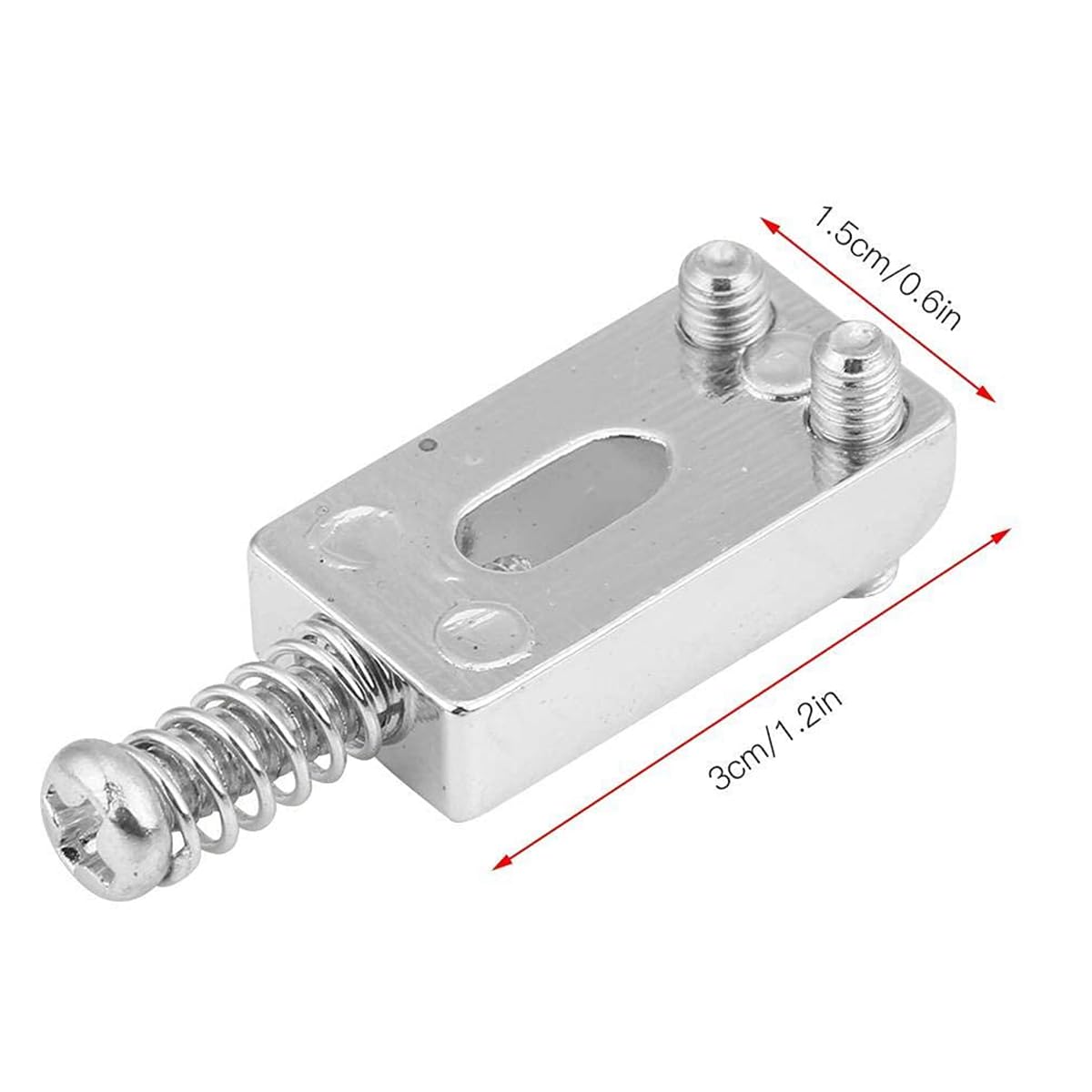 Laroal Guitar Tremolo Bridge Saddles 6 Pcs Electric Guitar Tremolo Saddles Bridge for Electric Guitar Replacement - Image 2