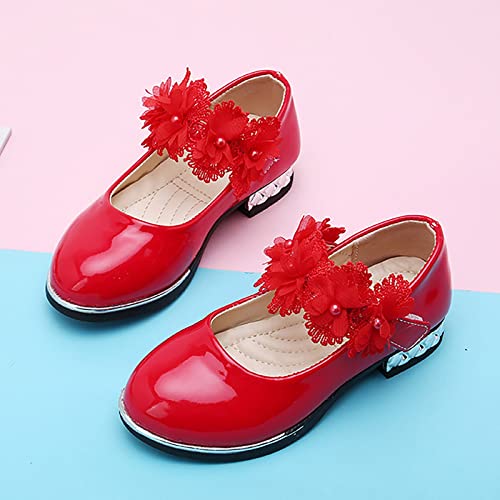 Little Girl Sandals Size 6 Autumn Children Shoes Flower Single Shoes Korean Children Dance Shoes Toddler Sandals Girls3