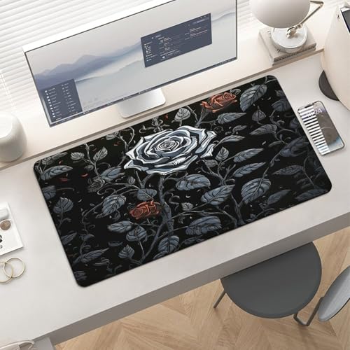 Mouse Pad grande de caucho con base antideslizante, tamaño 30x60 cm miniatura 6