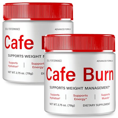 Cafe Burn Powder, Official Cafe Burn Health Supplement - Maximum Strength, All Natural Support Energy, Fitness Goals & Active Lifestyle, Advanced Formula CafeBurn Powder Reviews (2 Pack)