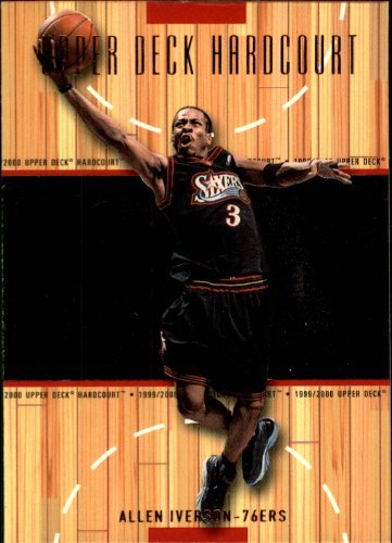 1999-00 Upper Deck Hardcourt #40 Allen Iverson NBA Basketball Trading Card