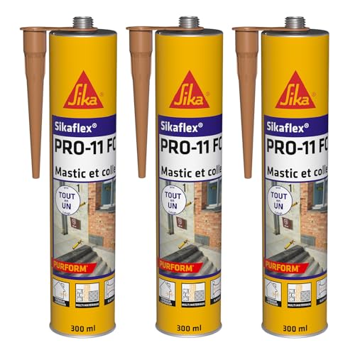 Mastic polyuréthane Sikaflex PRO 11 FC Purform beige mastic multi-matériaux sika 300ml
