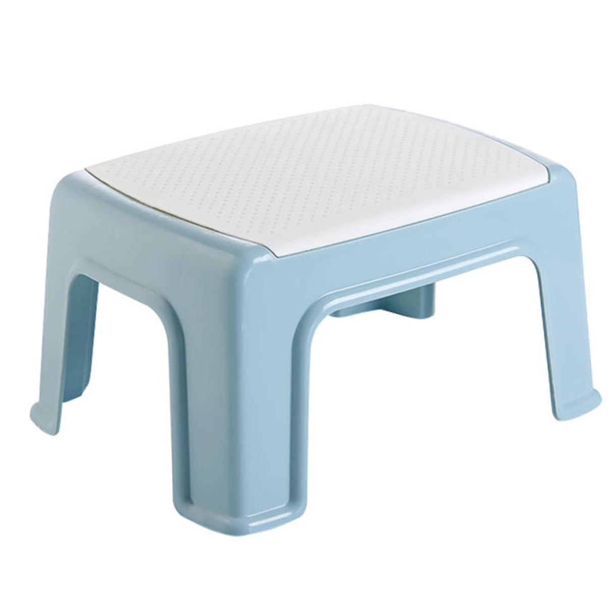 Garneck Stool Lightweight Plastic Stool for Children for Bath Time Safety Comfort Easy Storage