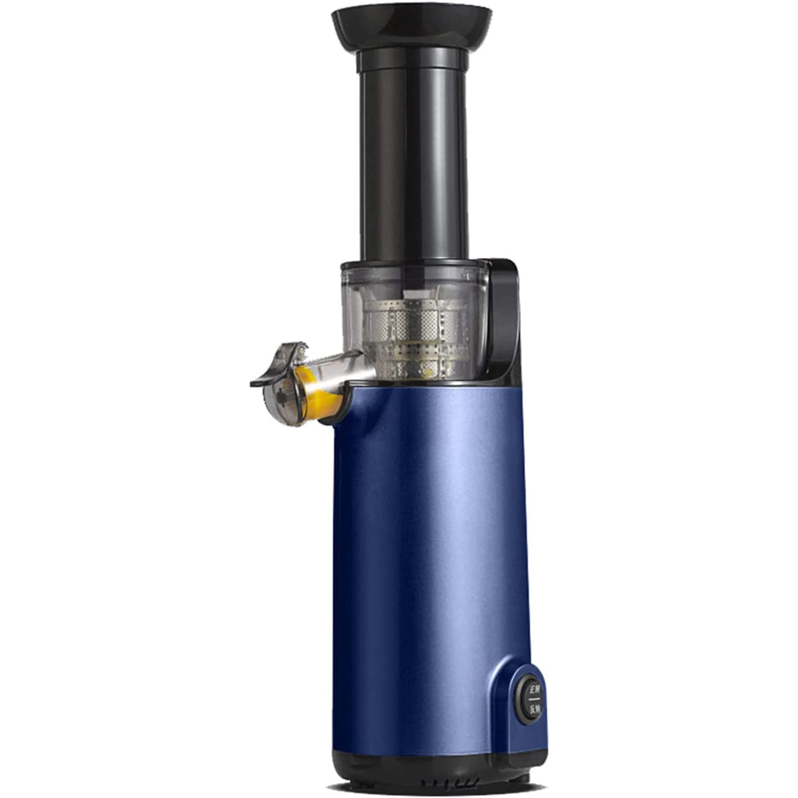 Exprimidores Compactos y Lentos Prensa en Frío con Motor de 120 W para Mayor Producción de Jugo Exprimidor Pequeño Portátil para Frutas y Verduras Función Inversa Incluida