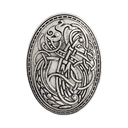 zalati Broche de insignia, Viking Wolf, Metal