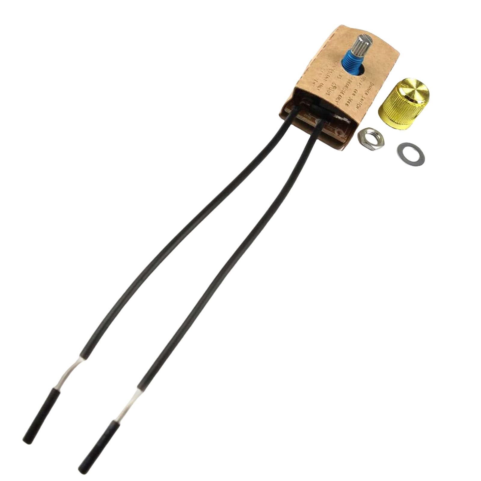 Txelegant Zing Ear ZE-03 Dimmer Switch Combo Kit Rotary 120VAC 240VAC 300W MAX Repair Tools Replacement Full Range Inline Table Lamps Floor Lights LED