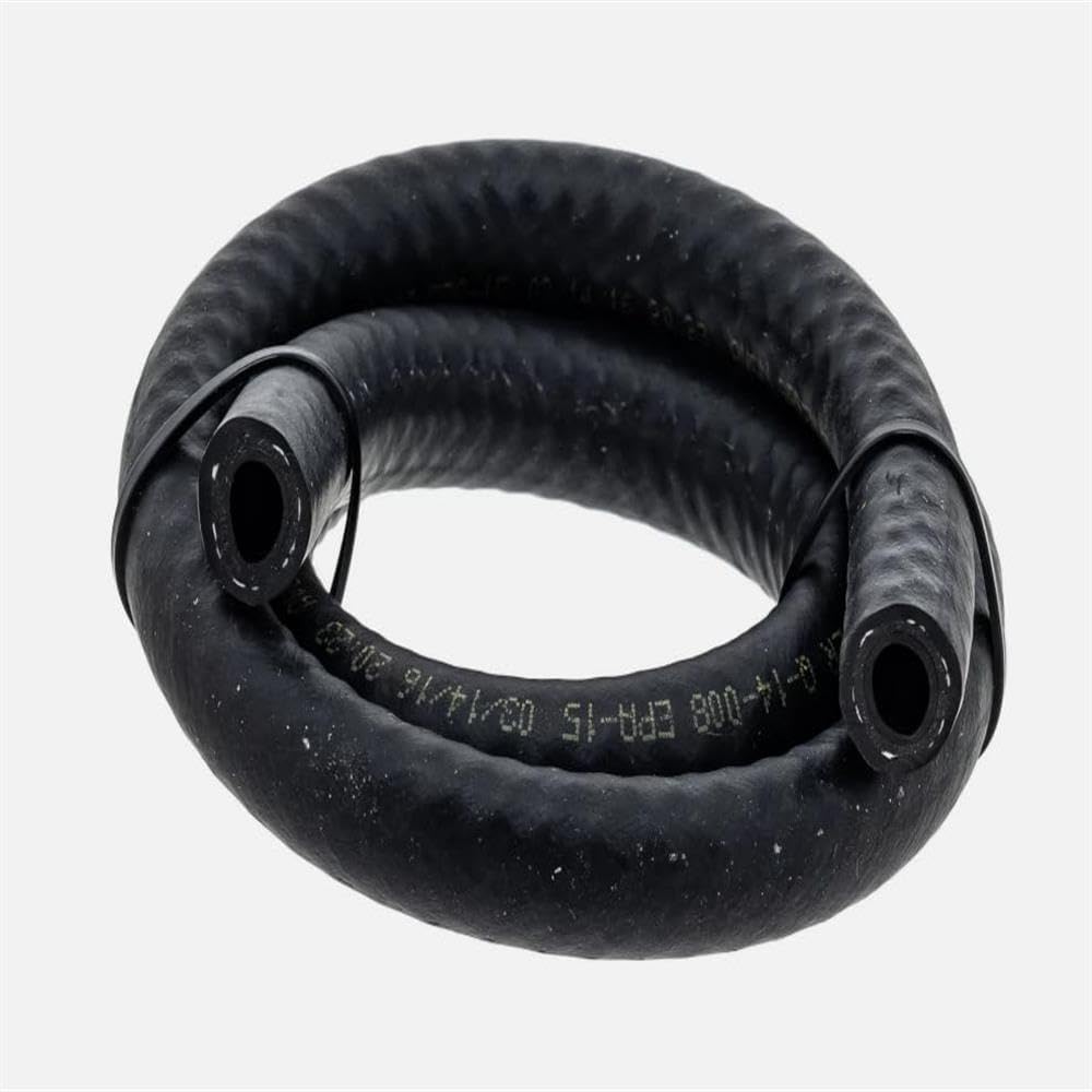 24" Wrapped 1/4" X 2 Low Perm Fuel Line for Universal Mowers Tractors Replacement for SureFit OEM