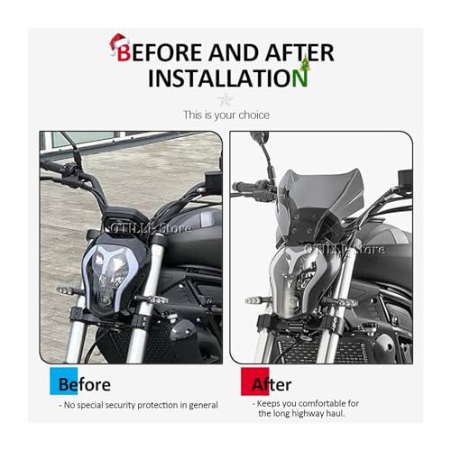 Pare-brise moto gris fumé adapté pour Benelli 502C 2019-2021