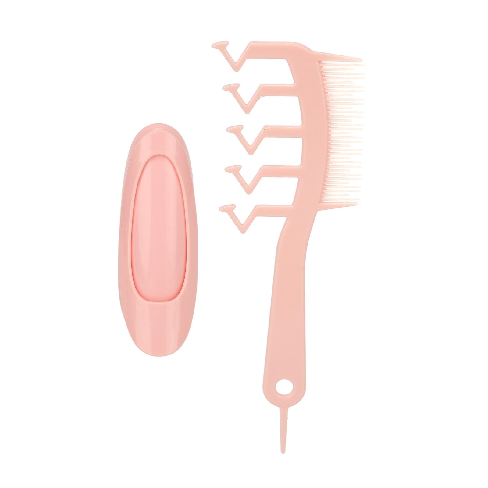 Hairdressing Slit Comb, Z Shape Styling Comb Modeling Hair Picking Comb Household Massage Comb Hairdressing Tool Set for Men Women Hairstylist Tools