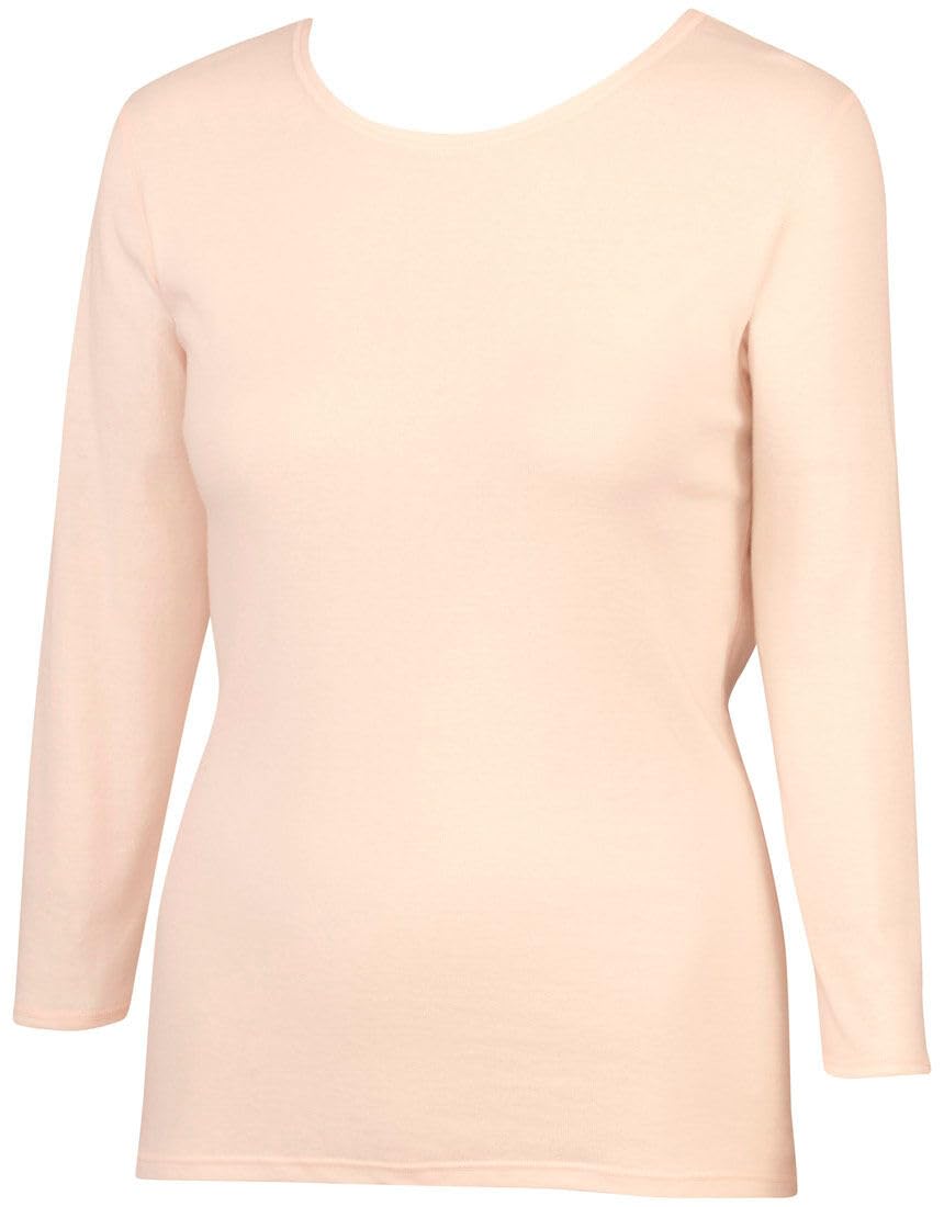 [らくラクパートナー] インナー [ワコール] 肌着 8分袖 長袖 綿100%(身生地) 家庭用タンブル乾燥機対応 シニア DHL223 レディース