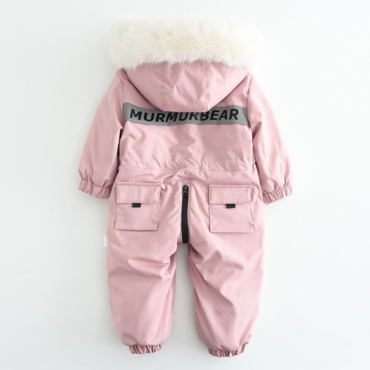 linboo Overall Baby Winter Kinder Warm Schneeanzug mit Kapuze Langarm Jumpsuit Jungen Mädchen Strampler Outfits Winddicht Skioverall Dick Winteranzug