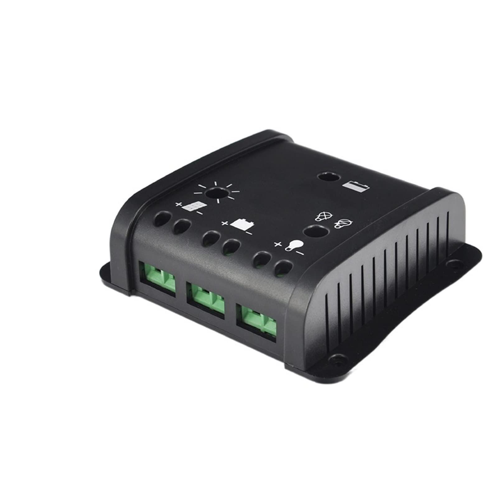 LNHHG 12V 10A Solar Energy Charge Discharge Controller PWM Solar Charge Controller Li Ion Lead-acid Controller(12V 10A Li-ion)