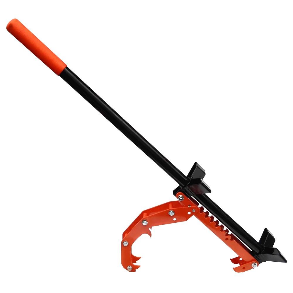 Fuxtec 5in1 Leva di abbattimento ad Artiglio Piegato 117cm - Ideale per l'abbattimento di Legna da ardere, giratronchi, voltatronchi Professionale