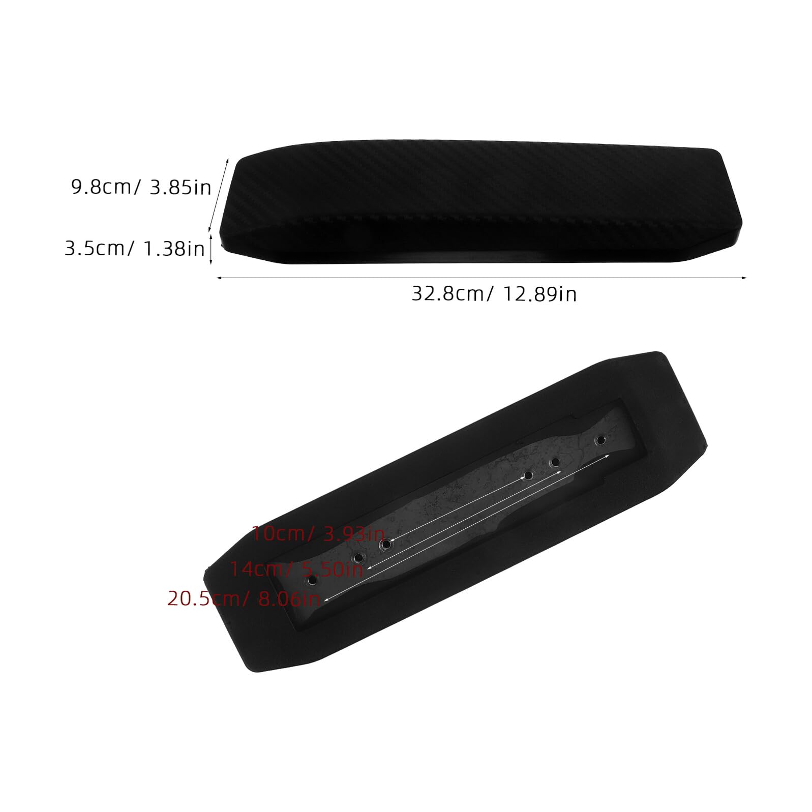 Zerodeko Reposabrazos de Silla de Juego Ergonómicas PU Negras 2 Piezas