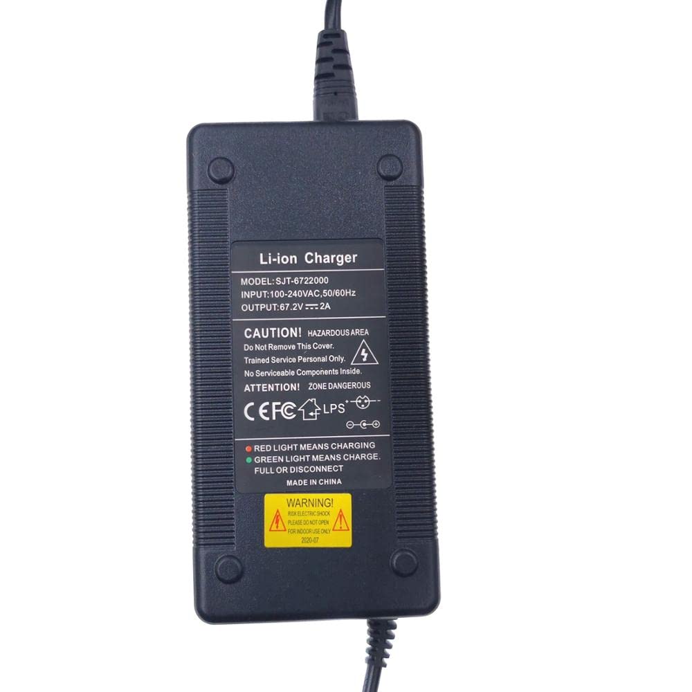 Chargeur Trotinette Electrique 67. 2V 2A Sortie du Chargeur