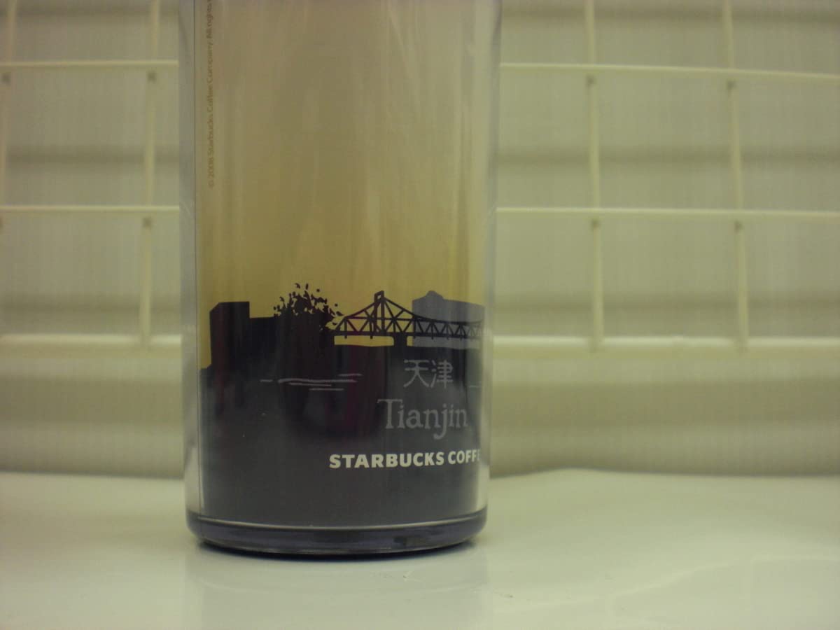 Amazon.co.jp: スタバ タンブラー 海外 中国 天津 Tianjin 12oz 35L 紫 