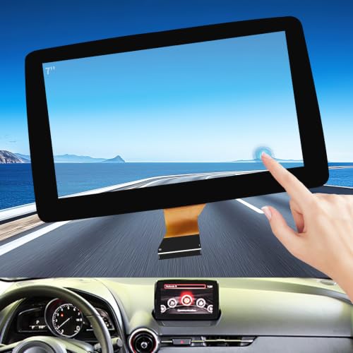 RESNAVSCREN 7" Touch Screen Digitizer D23N611J0 Replacement for Mazda MX-5 CX-3 MX5 CX3 2 Yaris Radio Screen 2018+ Navigation System D23N611J0A D23N611J0B Touchscreen Display OEM Ultra-Sensitive-50Pin