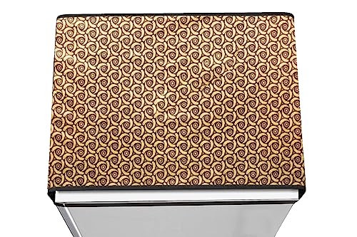 Image of Stylista Refridgerator top Cover Suitable for Samsung RR24C2Y23CR /NL, 223 Liter Fridge, Dimension (WXD) 65x111 CM, Packed Pattern Light Yellow