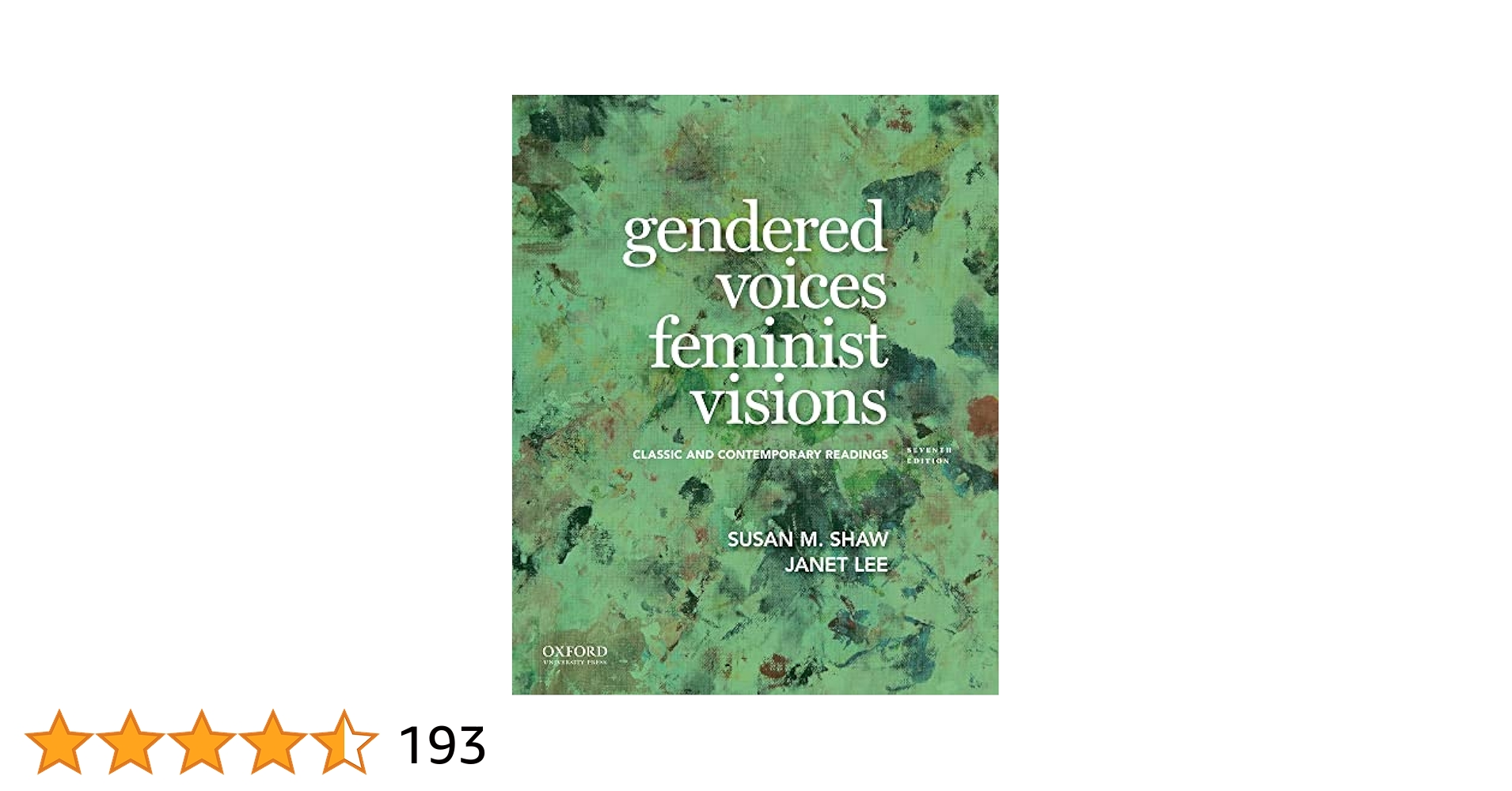 Amazon.com: Gendered Voices, Feminist Visions: Classic and