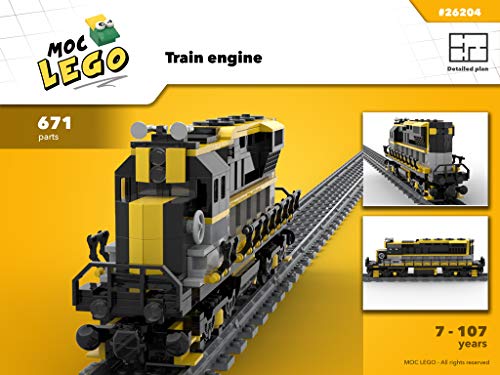 lego yellow train