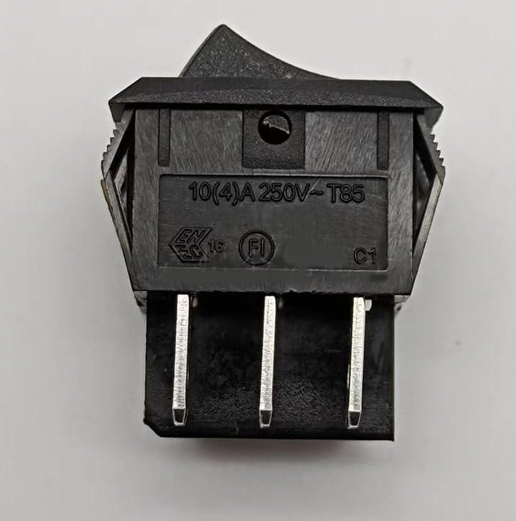 1PC Canal MR3 10A 125/250V 6-pin Two-Position Black Rocker Switch 10?4? A 250V T85 Power Switch